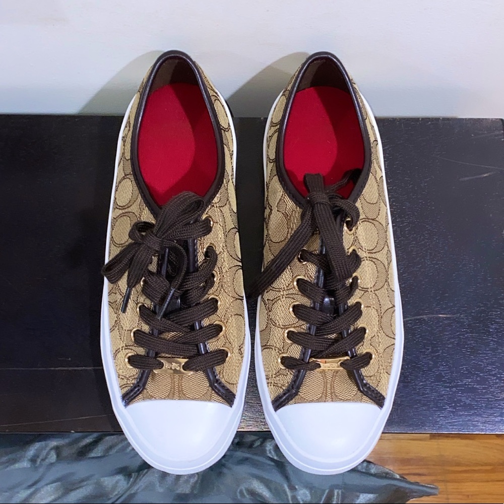 Authentic Coach Canvas sneakers